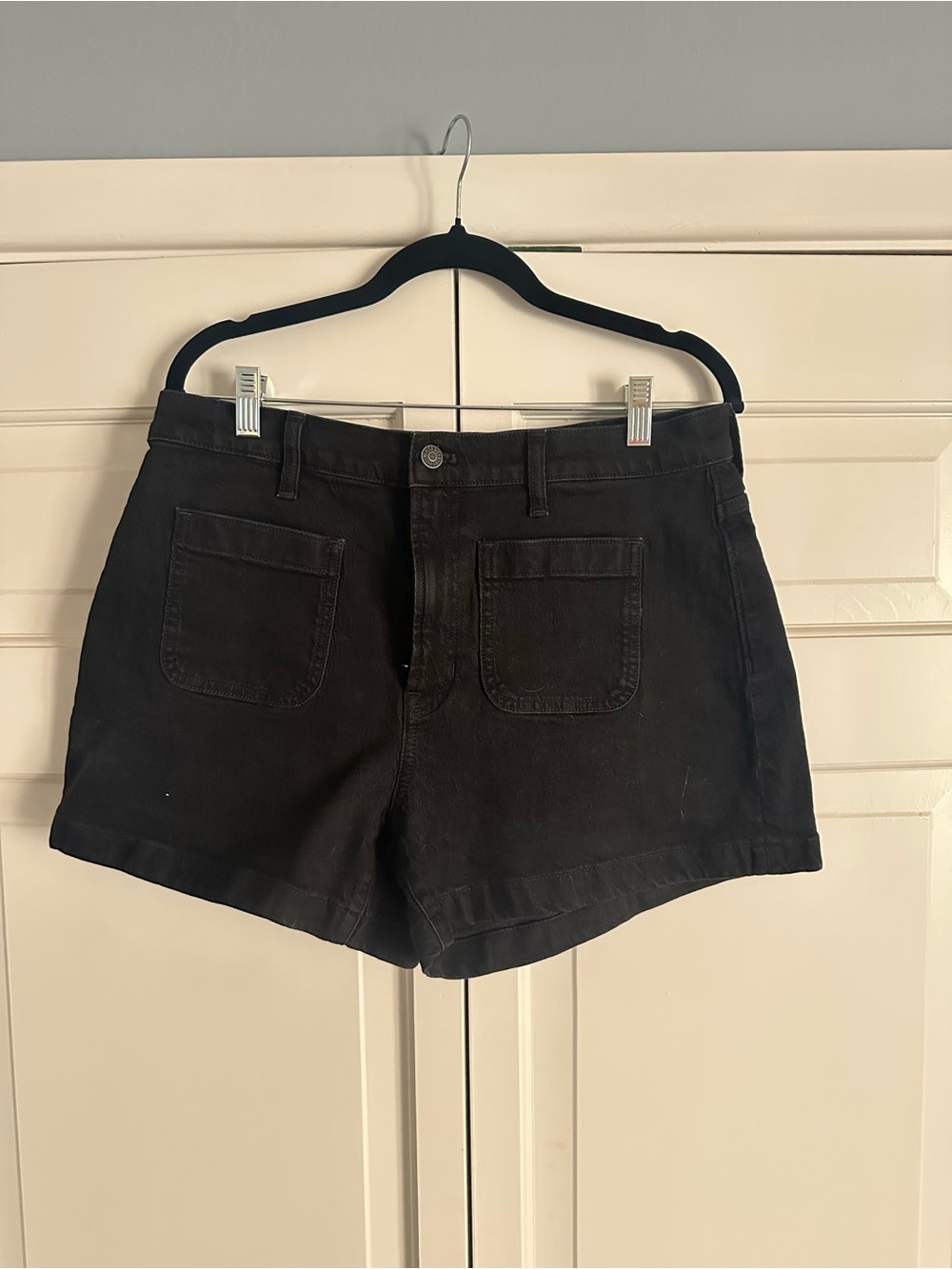 Madewell Black Denim Jean Shorts